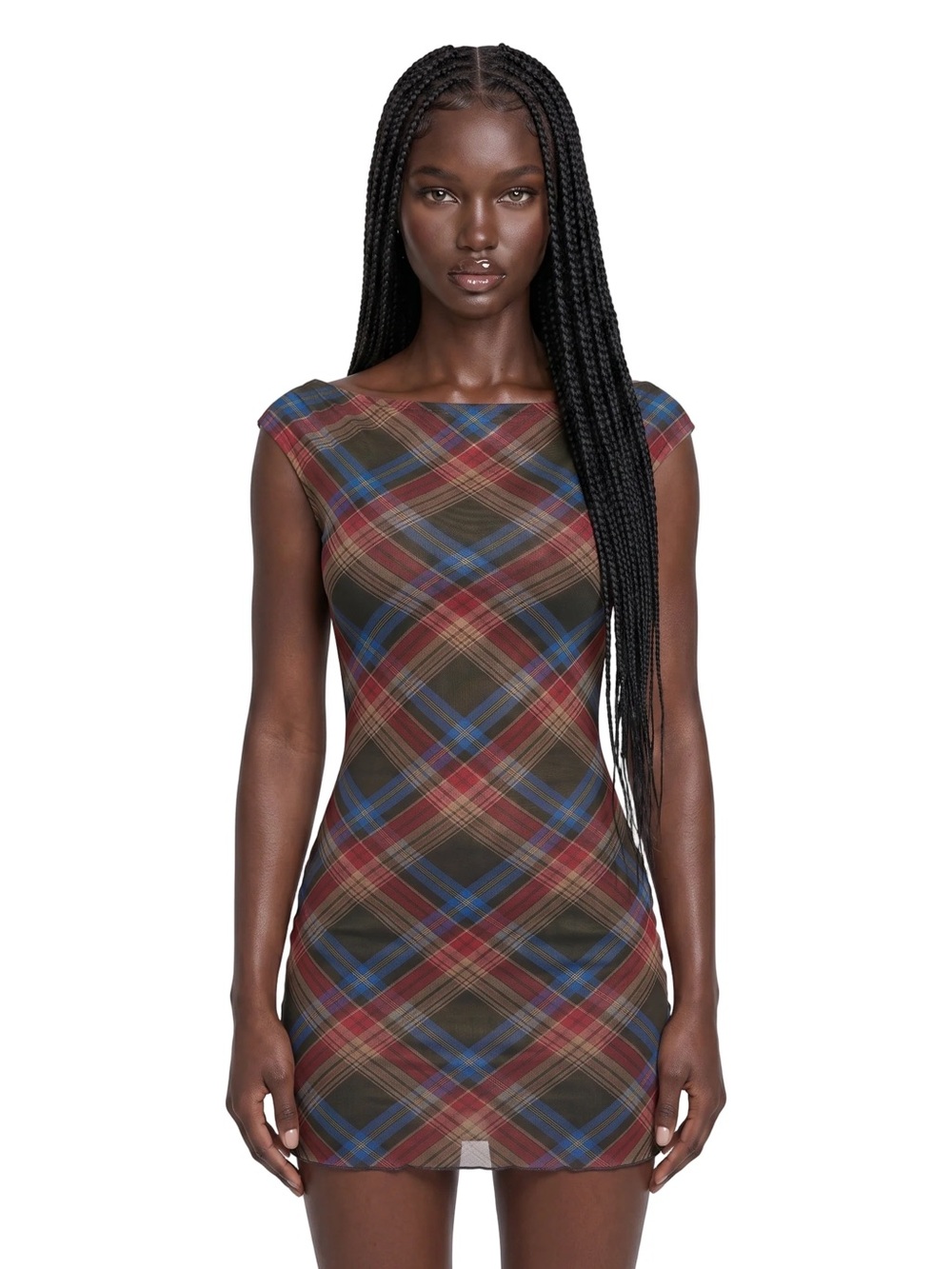 Dolls Kill Plaid Dress size L
